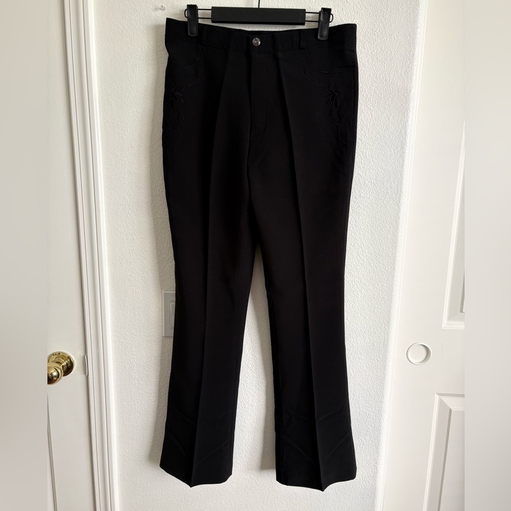 Business Casual/ Office Black Boot Cut Trousers Small/ Medium